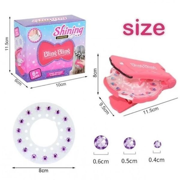 Самоклеющиеся стразы для волос и одежды, Shinning Bling Bling (200) VEN-0212 фото