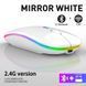 Беспроводная бесшумная мышь BauTech Со светодиодной RGB подсветкой аккумуляторная Bluetooth + 2.4 ГГц тихая VEN274 фото 4