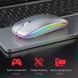 Беспроводная бесшумная мышь BauTech Со светодиодной RGB подсветкой аккумуляторная Bluetooth + 2.4 ГГц тихая VEN274 фото 6