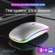 Беспроводная бесшумная мышь BauTech Со светодиодной RGB подсветкой аккумуляторная Bluetooth + 2.4 ГГц тихая VEN274 фото 9