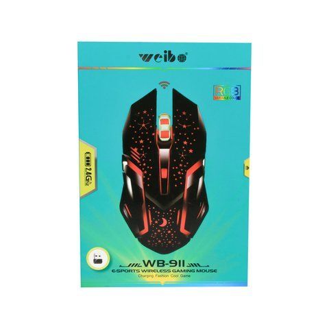 Ігрова мишка для геймерів Weibo WB-911 бездротова з rgb-підсвіткою VEN273 фото