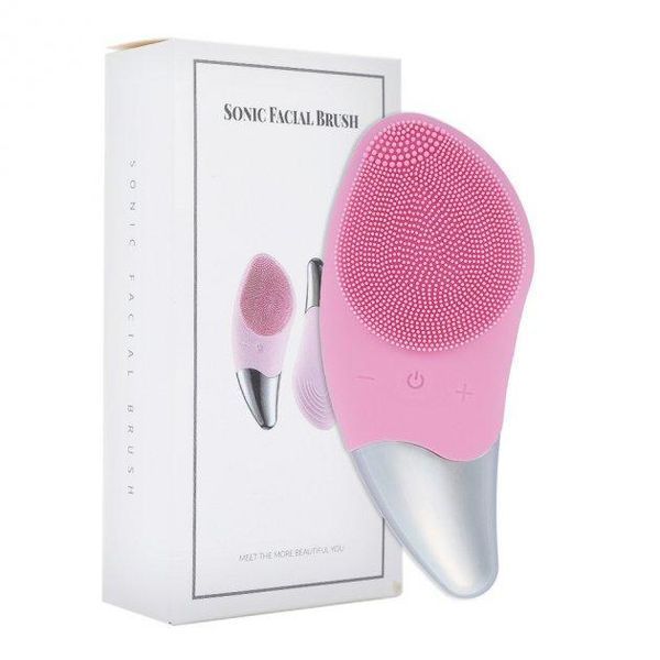 Електрична силіконова щітка-масажер для обличчя Sonic Facial Brush TV702 фото