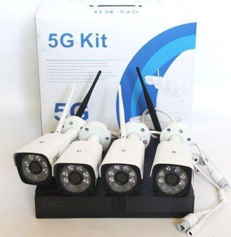 Комплект відеоспостереження бездротовий DVR KIT CAD Full HD WiFi 5G набір на 4 камериы (6) 8CHWIFI6 фото