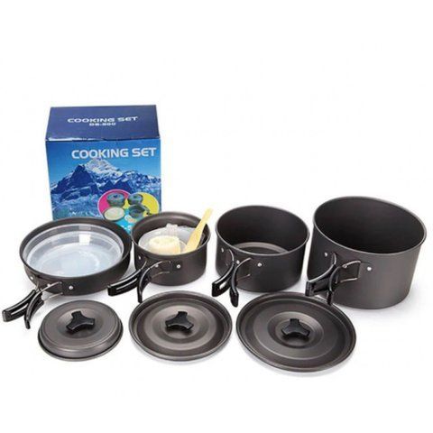 Тактичний набір посуду на 4-5 осіб для походу. Cooking Set SY-500 TV86500 фото