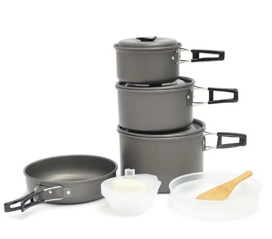 Тактичний набір посуду на 4-5 осіб для походу. Cooking Set SY-500 TV86500 фото