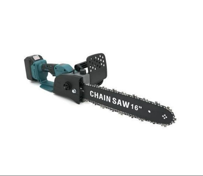 Акумуляторна ланцюгова пила з льодом індикатором Chain Saw 16, 36V, зарядна + 2 акумулятори VEN005 фото