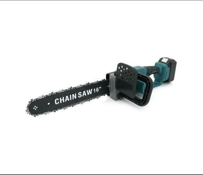 Акумуляторна ланцюгова пила з льодом індикатором Chain Saw 16, 36V, зарядна + 2 акумулятори VEN005 фото