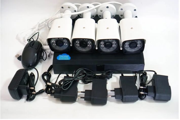 Комплект відеоспостереження бездротовий DVR KIT CAD Full HD WiFi 5G набір на 4 камериы (6) 8CHWIFI6 фото