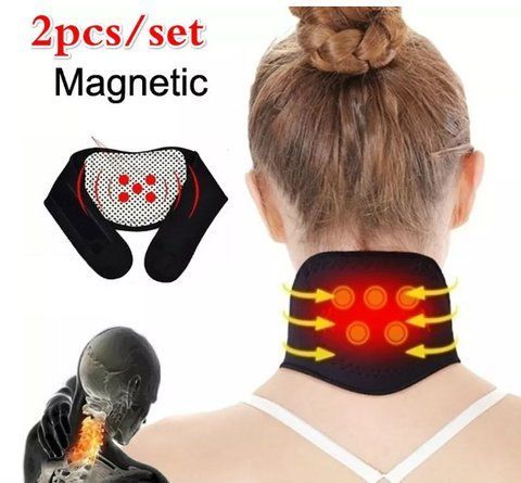 Турмаліновий шийний бандаж із магнітами SUNROZ Self Heating Neck Guard Band TV814 фото