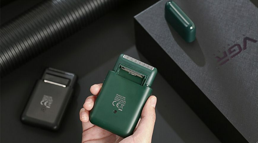 Электробритва VGR Professional Men's Shaver V-390 Green - стильная и удобная бритва для профессионального (80) VEN0113 фото