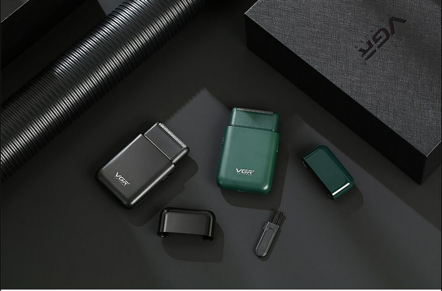 Электробритва VGR Professional Men's Shaver V-390 Green - стильная и удобная бритва для профессионального (80) VEN0113 фото