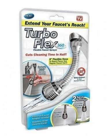 Гибкая насадка для крана Turbo Flex 360 аэратор экономитель воды BR000114 VEN14 фото