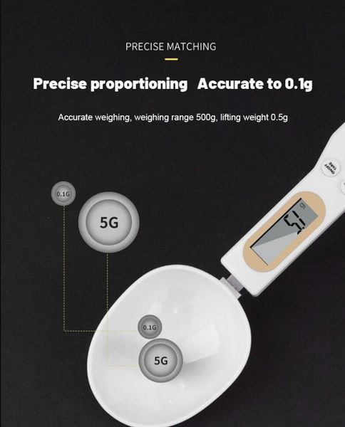 Электронная мерная ложка весы с Lcd экраном Digital Spoon Scale Spoon scales up to 500g (100) VEN0154 фото
