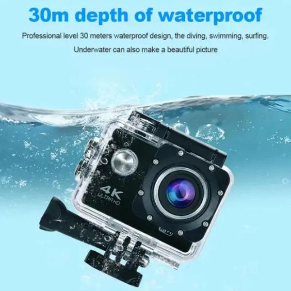 Спортивная видео экшн-камера Sport Action Camera WiFi 4K Ultra HD D800 c аквабоксом WI-FI 16 MP (40) VEN0348 фото