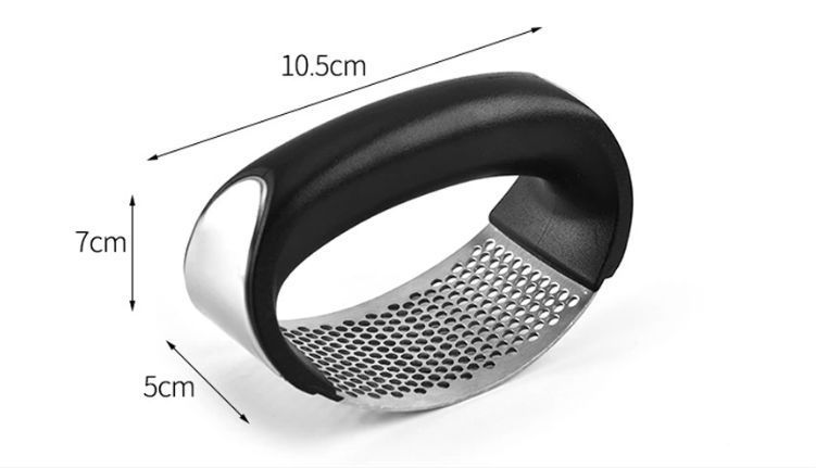 Прес для часнику Garlic press 10.7х5.1х6.9 см із неіржавкої сталі з пластиковою ручкою TV801 фото