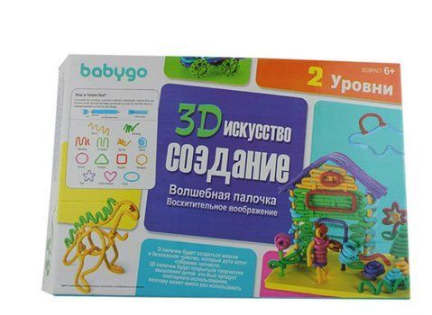 Дитячий конструктор Babygo 3Д &mdash; мистецтво чарівні палички 2-го рівня 62 фото
