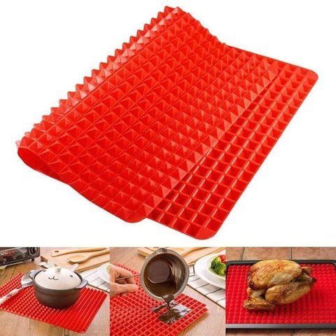 Кухонный силиконовый коврик для выпечки Пирамидка Pyramid Pan, Пирамид Пен коврик для духовки TV515 фото