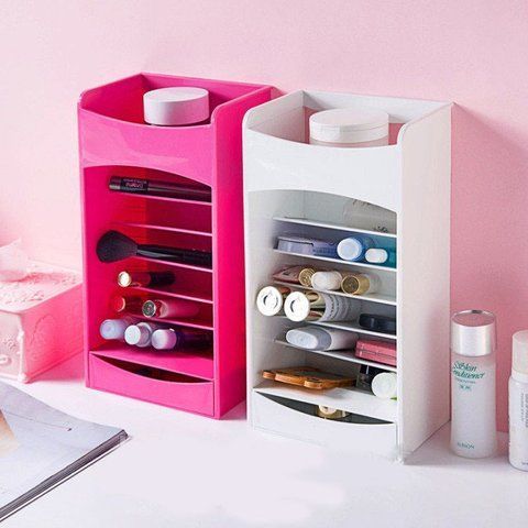 Компактний Органайзер для Зберігання Косметики Cosmake Lipstick & Nail Polish Organizer 328 фото