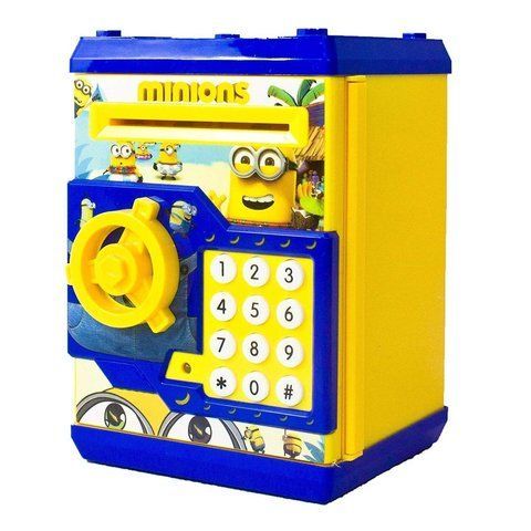 Электронная копилка, сейф "Миньон" для детей с кодовым замком ATMBOX фото