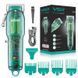 Профессиональная машинка для стрижки VGR Professional Clipper Transparent Green V-660 (20) VEN660 фото 1