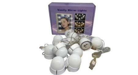 Світлодіодні лампочки usb для макіяжного дзеркала LED від спідниць і повербанка Power bank. Колірна температура: 30 VEN179 фото