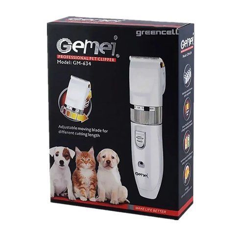 Профессиональная машинка для стрижки животных на аккумуляторе Gemei GM-634 (40) VEN0116 фото