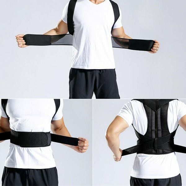 Грудопоясничний корсет коректор правильної постави Back Pain Need Help Чорний для спини від сутулості (100) VEN95 фото