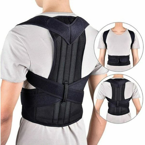 Грудопоясничний корсет коректор правильної постави Back Pain Need Help Чорний для спини від сутулості (100) VEN95 фото