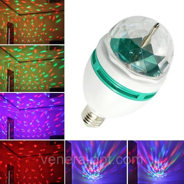 Лампа Led full color rotating lamp TV-381 фото