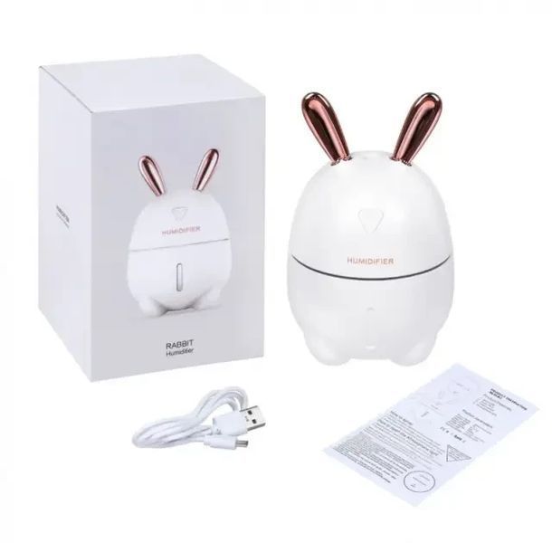 Зволожувач повітря і нічник 2в1 Humidifiers Rabbit кролик зайчик TV410 фото