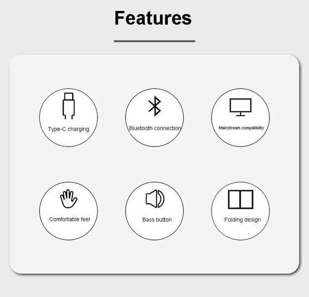 Мини-складная Bluetooth-совместимая клавиатура для iPad, Android, Windows, iOS, телефона, планшета,TV (100) VEN0329 фото