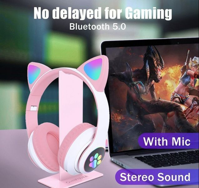 Беспроводные Bluetooth наушники Cat Ear VZV-23M VZV23M фото