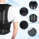 Грудопоясничний корсет коректор правильної постави Back Pain Need Help Чорний для спини від сутулості (100) VEN95 фото 4