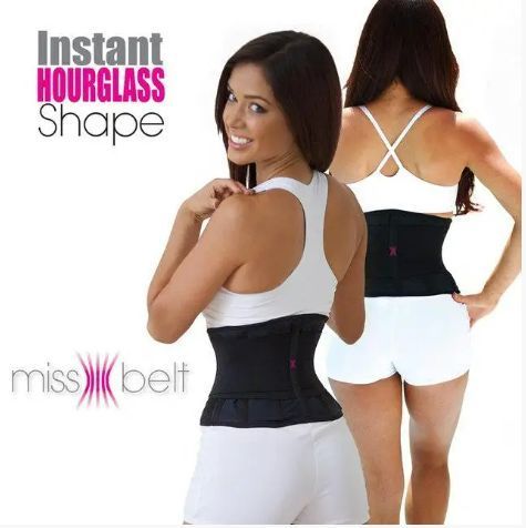 Пояс для утяжки живота Мисс Бэлт Miss Power Belt компрессионный для похудения B967 фото