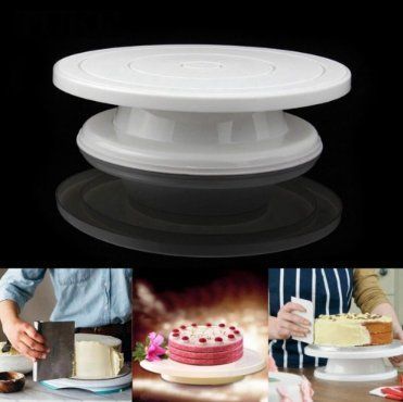 Вращающаяся подставка для декорирования торта 28 cм Cake Turntable (24) VEN0220 фото