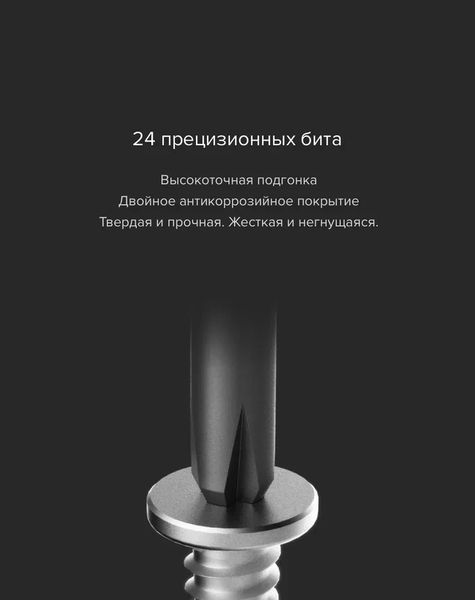 Набір викруток 25 в 1 магнітні Біти Torx Hex Precision DIY розбірний мінічохол VEN15410C фото
