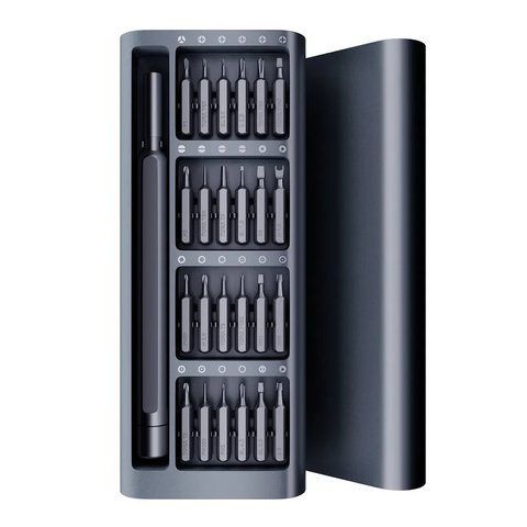 Набір викруток 25 в 1 магнітні Біти Torx Hex Precision DIY розбірний мінічохол VEN15410C фото