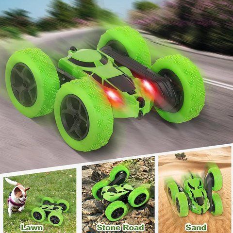 Машинка перевертыш на радиоуправлении stunt car exciter VENC010 фото