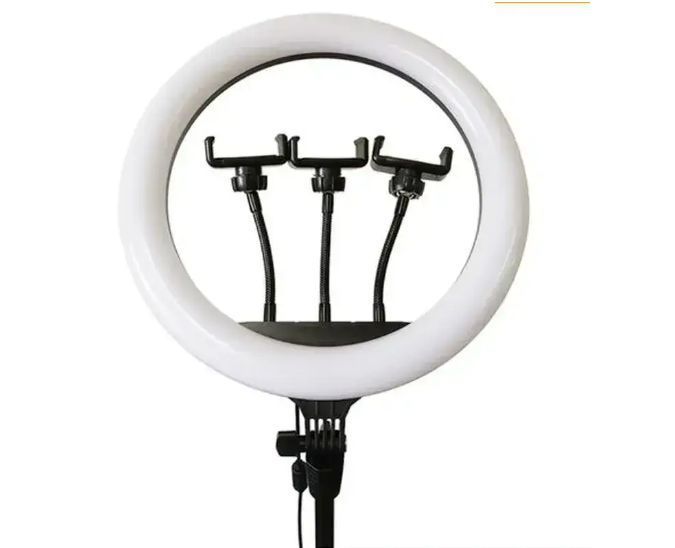 Кільцева Led-лампа 3 різновиди світіння CXB 360 36cm TV36CM фото