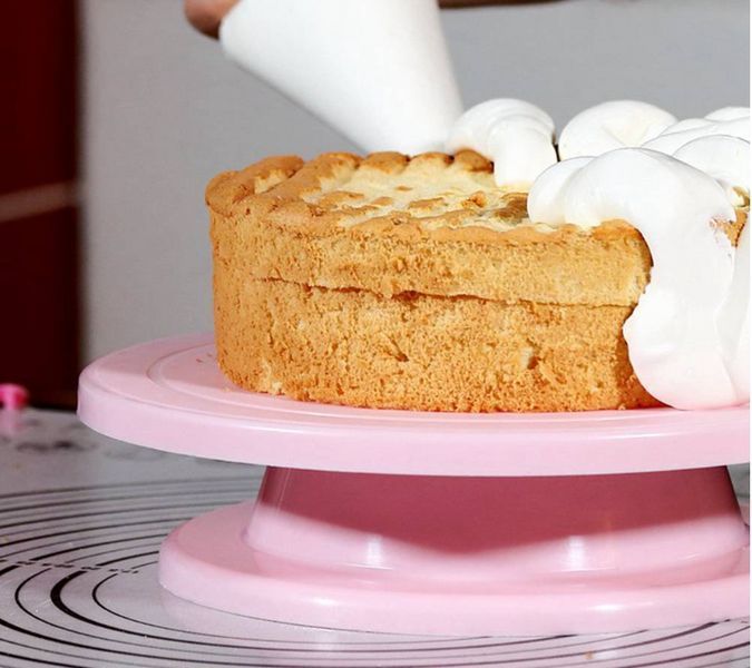 Вращающаяся подставка для декорирования торта 28 cм Cake Turntable (24) VEN0220 фото