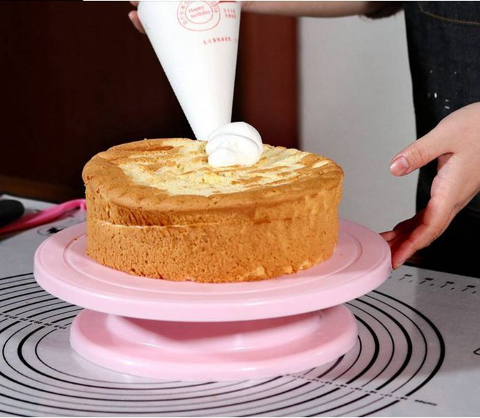 Вращающаяся подставка для декорирования торта 28 cм Cake Turntable (24) VEN0220 фото