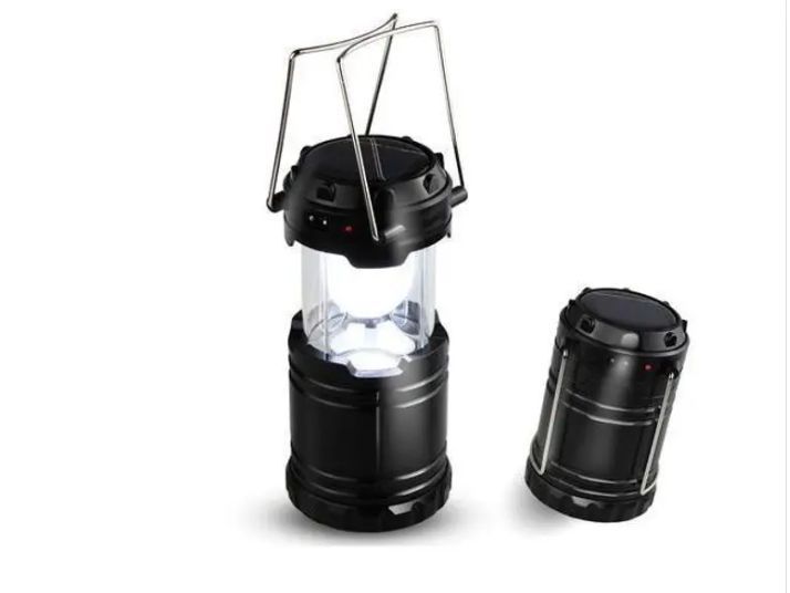 Солнечная кемпинговая LED лампа / фонарь с эффектом огня Jia Hao JH-5880 BR00011 VEN26 фото