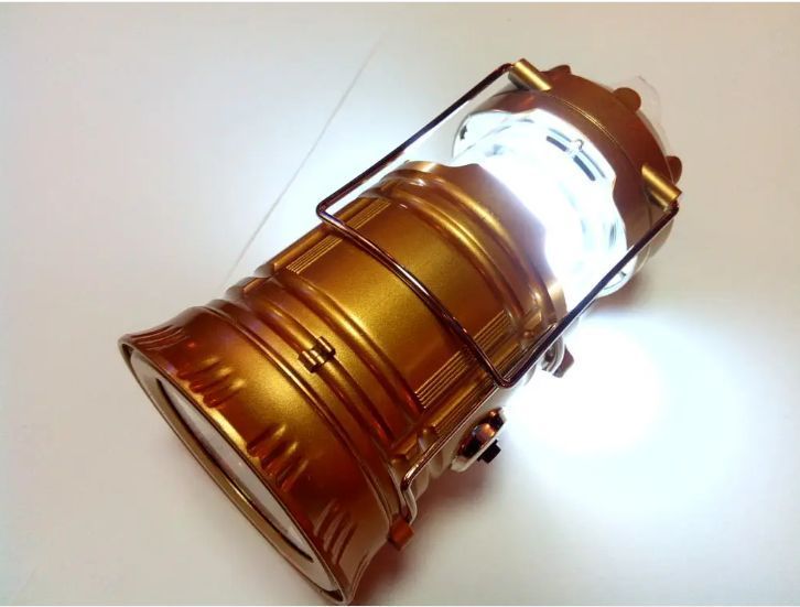 Солнечная кемпинговая LED лампа / фонарь с эффектом огня Jia Hao JH-5880 BR00011 VEN26 фото