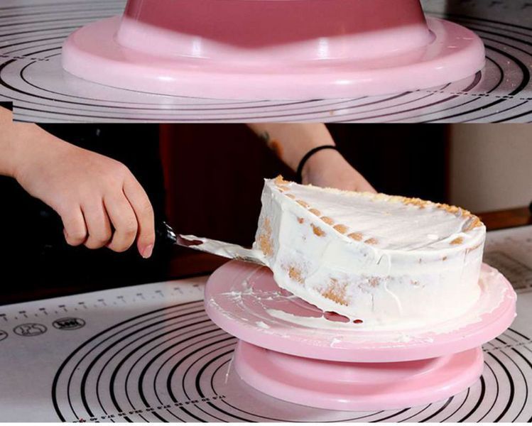 Вращающаяся подставка для декорирования торта 28 cм Cake Turntable (24) VEN0220 фото