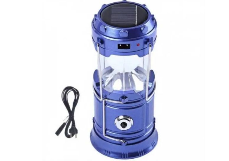 Солнечная кемпинговая LED лампа / фонарь с эффектом огня Jia Hao JH-5880 BR00011 VEN26 фото
