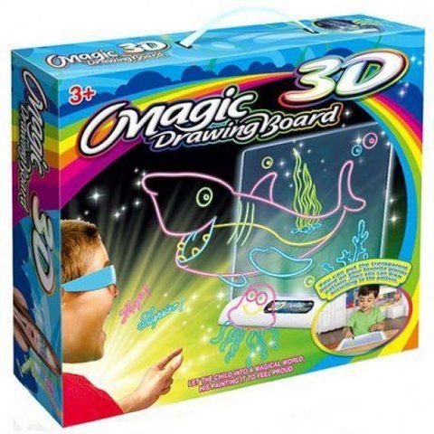 Дитяча 3D дошка для малювання Magic Drawing Board Best toys / 4 види TV133 фото
