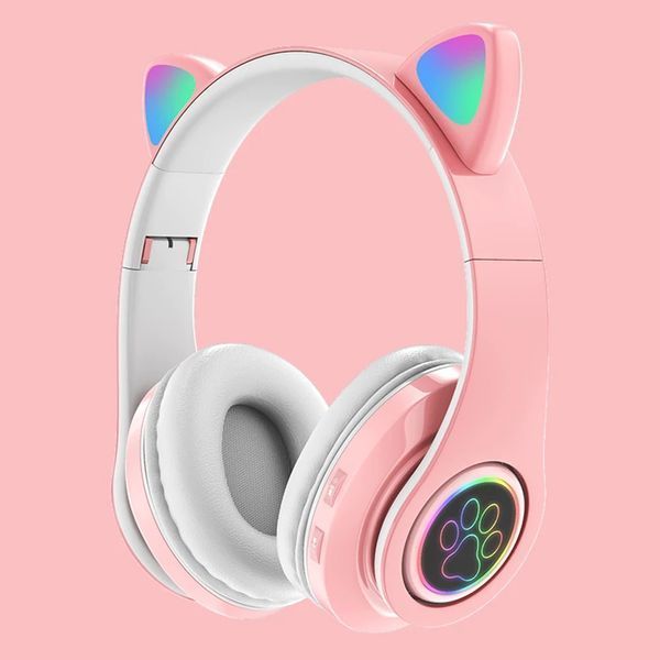 Бездротові блютуз навушники світяться з котячими вушками LED CAT EAR P33 TVP33M фото