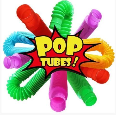 Fidget Pop Tube Пластикові еластичні труби Ручні антистресові сенсорні іграшки TV-19 фото