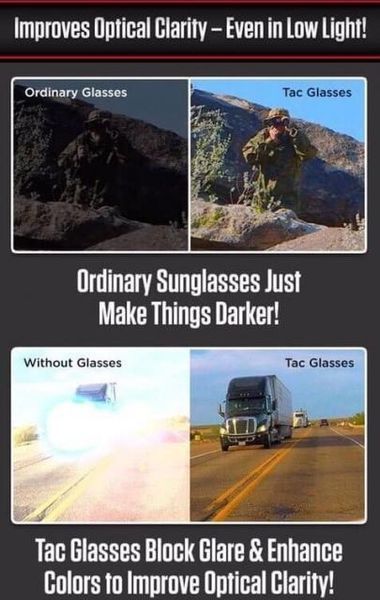 Tac Glasses &mdash; сонцезахисні окуляри в стилі мілітарі, для водіння антивідблискові VEN38 фото