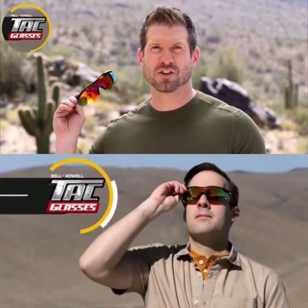 Tac Glasses &mdash; сонцезахисні окуляри в стилі мілітарі, для водіння антивідблискові VEN38 фото